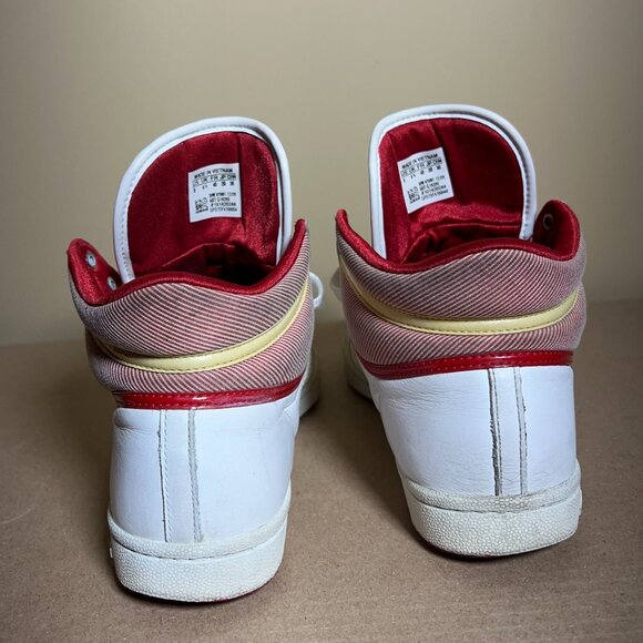 Adidas Sleek Series wedge heel high top sneakers size 8 - Picture 4 of 5